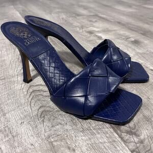 Vince Camuto Slides Sandal Royal Blue Heels Size 10